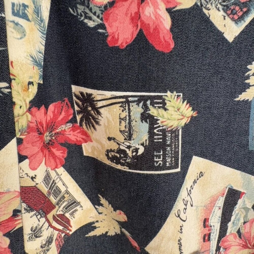 Tiki Floral Print Midi Dress - Picture 5 of 10